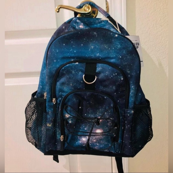 Pottery Barn Teen Kids School Backpack GALAXY Large NEW with Tags - Picture 4 of 9